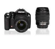  -    Pentax K-m + DA L 18-55 mm + DA L 50-200 mm